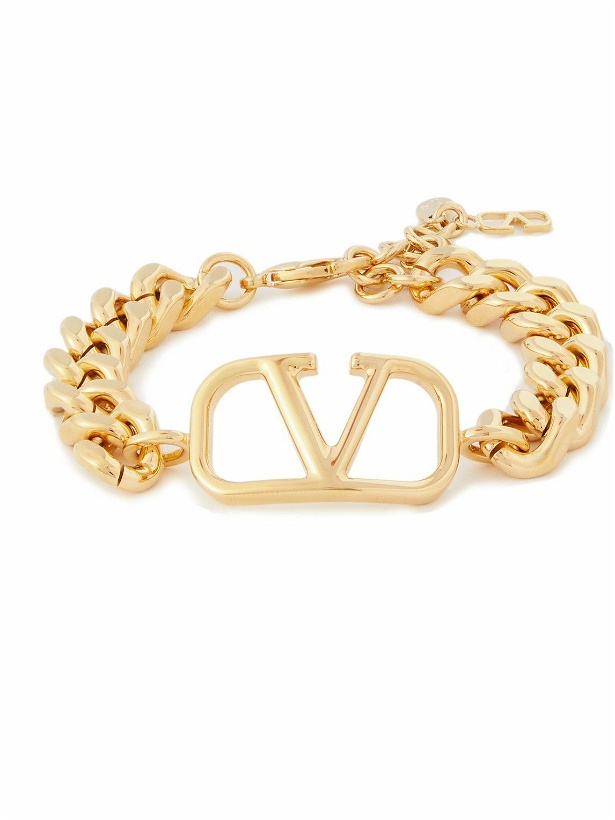 Photo: Valentino Garavani - VLOGO Gold-Tone Chain Bracelet