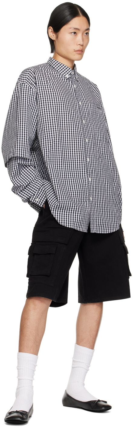 ABRA Black Pocket Shorts