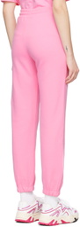 MSGM Pink Printed Lounge Pants