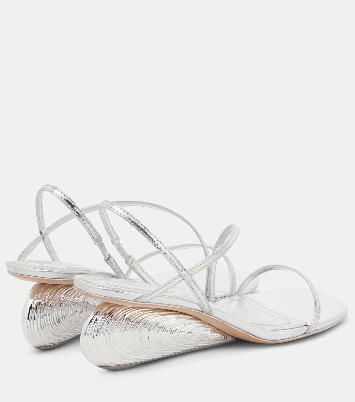Simkhai Bridget patent leather wedge sandals
