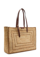 Anya Hindmarch Bow Raffia and Leather Tote bag - Natural - One Size