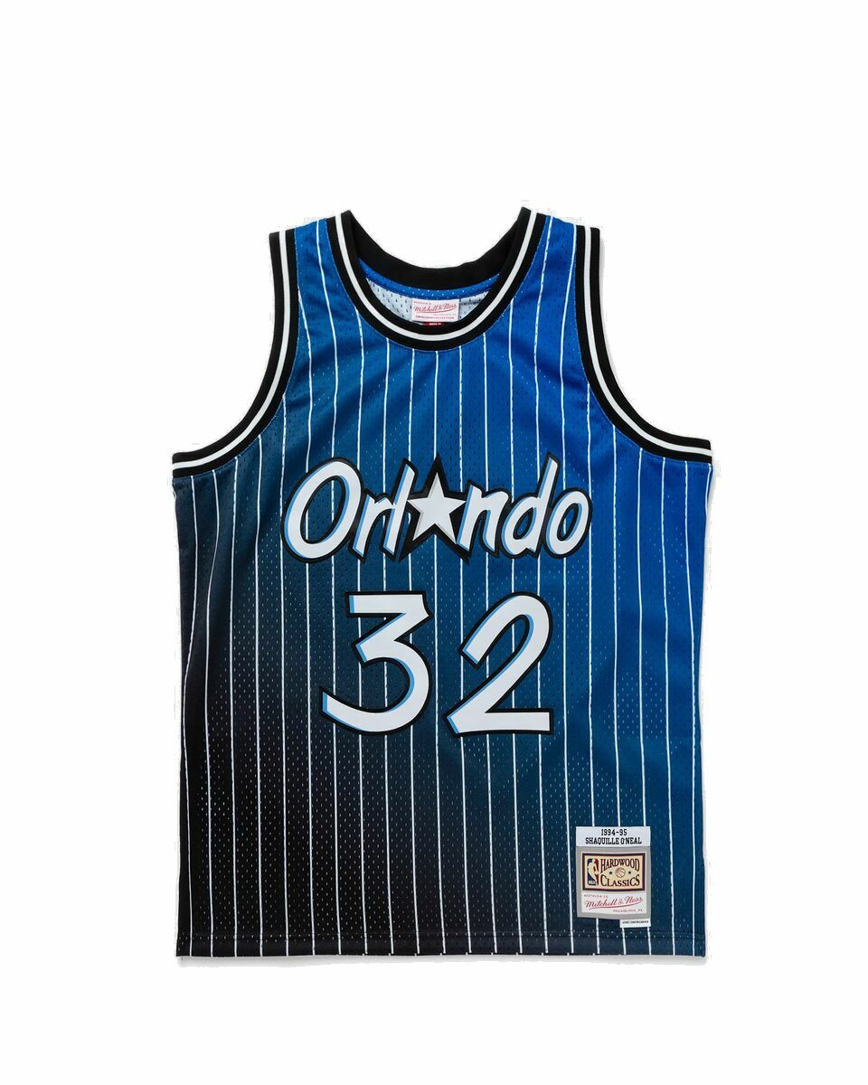 Photo: Mitchell & Ness Nba Swingman Jersey Orlando Magic Golden Hour Glaze 1994 95 Shaquille O'neal #32 Blue - Mens - Jerseys