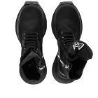 Rick Owens Men's DRKSHDW Recyle Bomber Jacket Army Sneakers in Black/Black