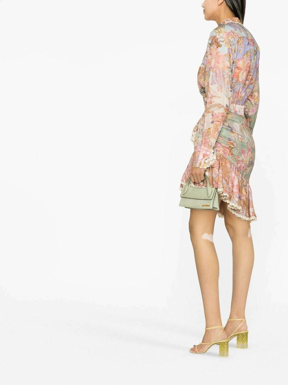 ZIMMERMANN - Printed Wrapped Mini Skirt