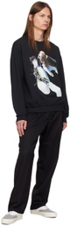 WACKO MARIA Black 'Ghost In The Shell 2 Innocence' Sweatshirt