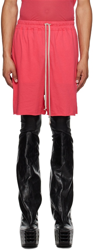 Photo: Rick Owens SSENSE Exclusive Pink KEMBRA PFAHLER Edition Shorts
