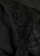 Love Stories Room Service Lace-trimmed Thong Black