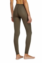 Diesel Stretch Nylon leggings - Pants Womens in Brown