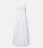 Staud Margi cotton poplin maxi dress