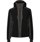 Phenix - Wing Colour-Block Hooded Ski Jacket - Black