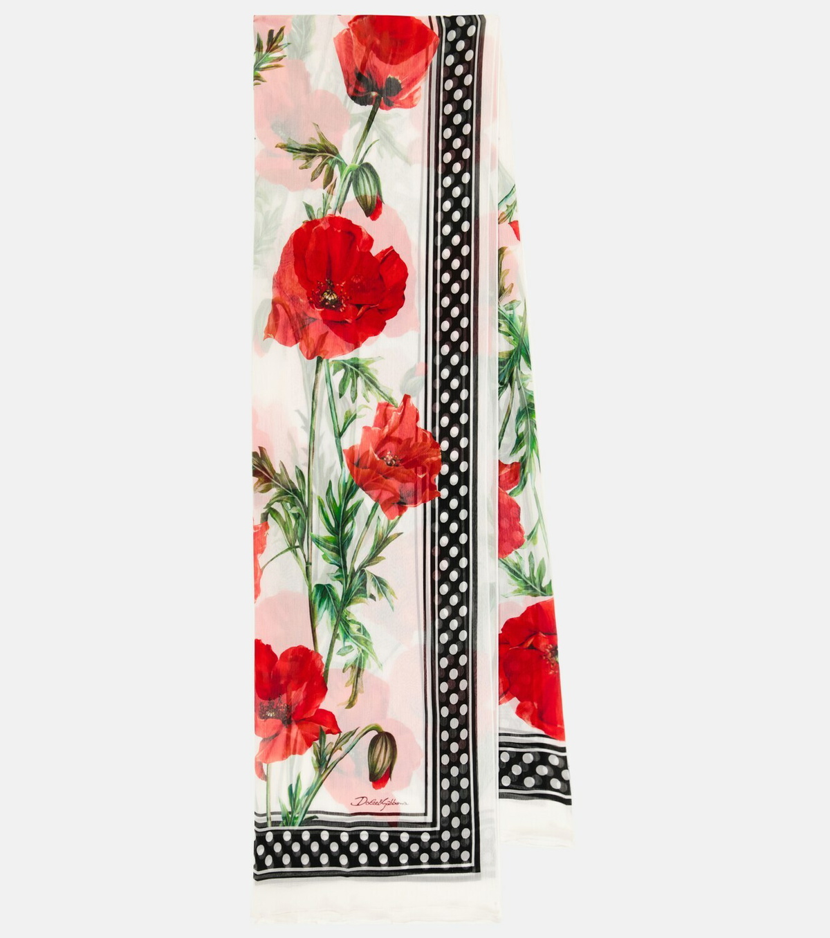 Dolce & Gabbana Blue Cocktail Silk Square Foulard Scarf