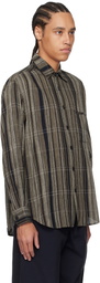 Aviva Jifei Xue Brown Easy Shirt