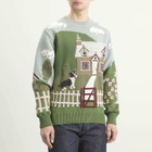 Junya Watanabe MAN Men's Intarsia Jacquard Jumper in Multi