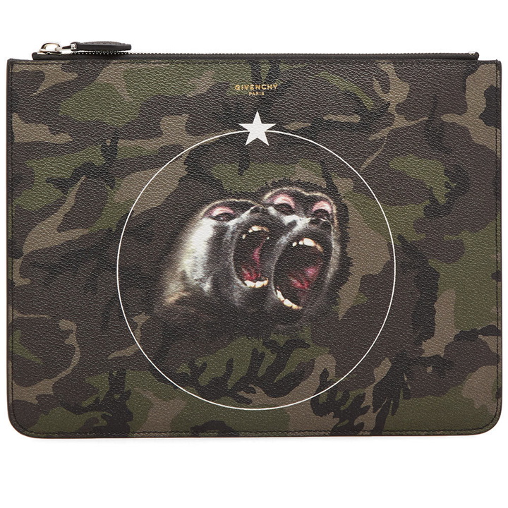 Photo: Givenchy Large Monkey Brothers Zip Pouch