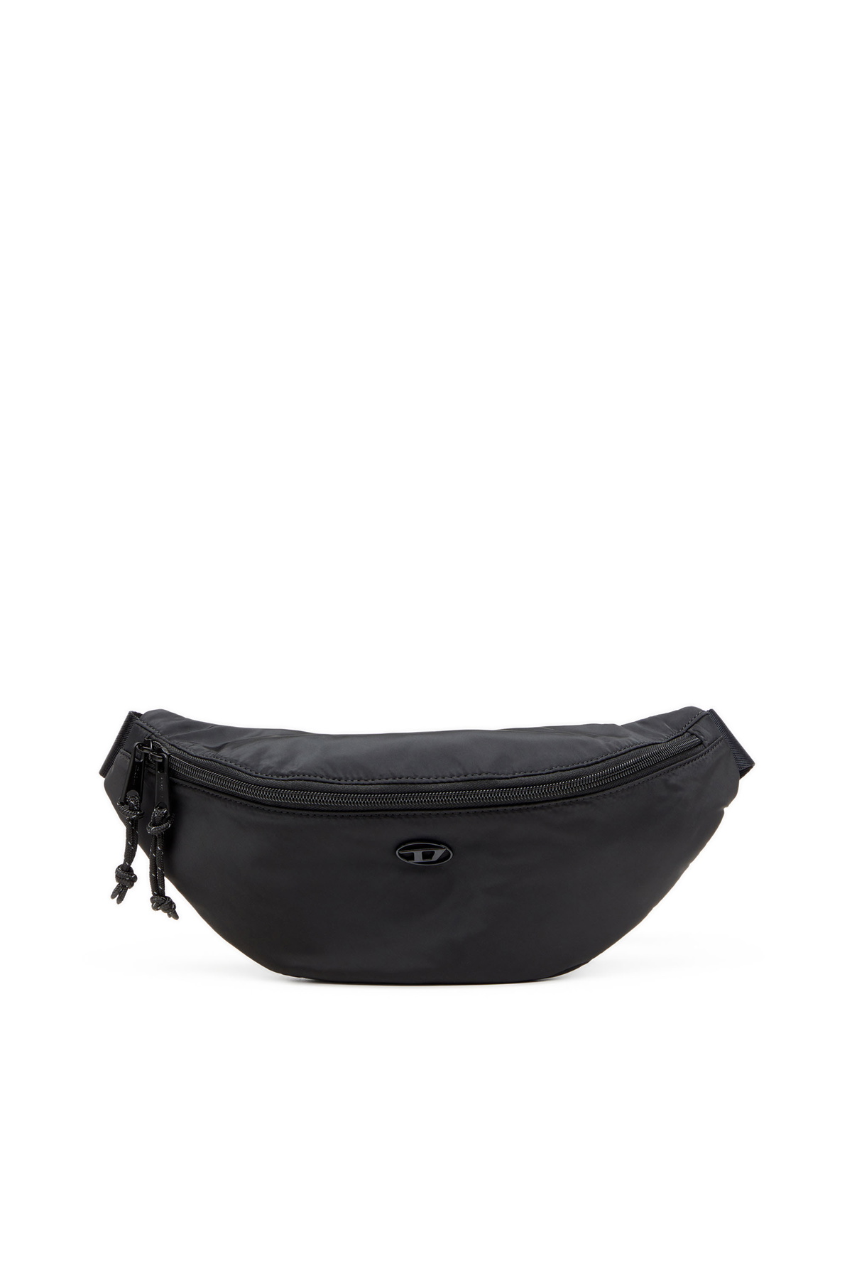 Diesel Belt bag in satin-touch fabric - Crossbody Bags Mens in Black