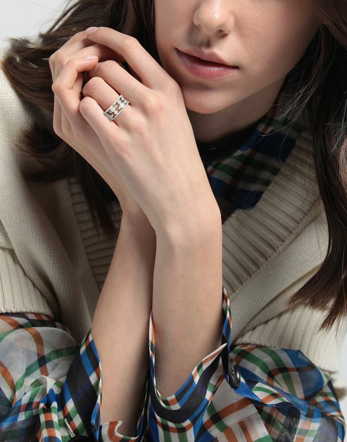 Vivienne Westwood Cheshire Ring Womens Ring in Silver