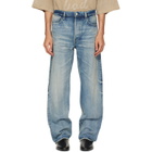 Fear of God Blue Straight 5 Pocket Jeans