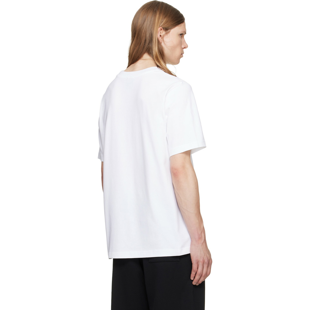 Casablanca White Airspray Short Sleeve T‑shirt