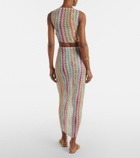 Missoni Zigzag asymmetric midi skirt