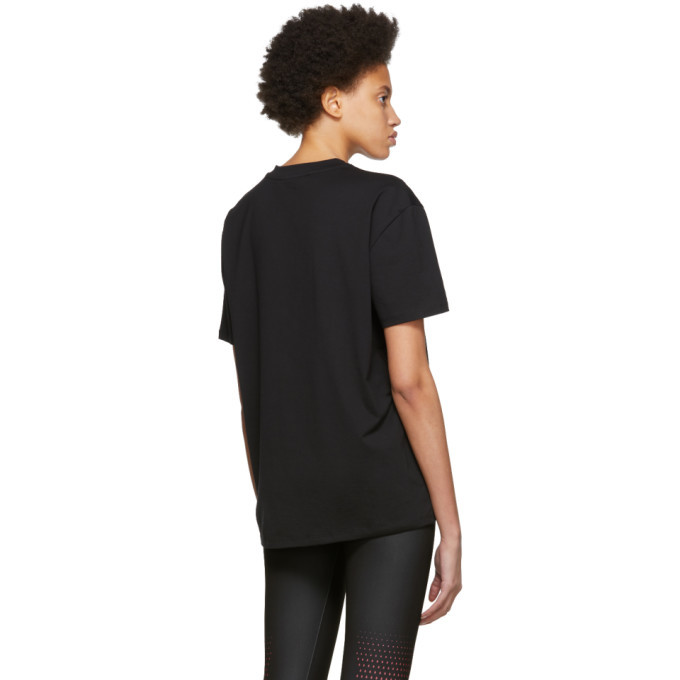 GIVENCHY☆GLOW IN THE DARK LOGO COTTON T-SHIRT / black Givenchy Glow-in-the-dark Logo-print Cotton-jersey T-shirt