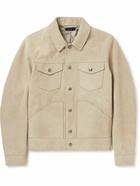 TOM FORD - Suede Jacket - Neutrals