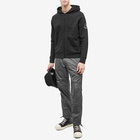 Moncler Men's Genius Arm Logo Zip Hoody in Black