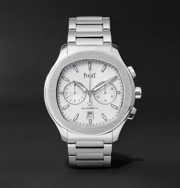 Photo: Piaget - Polo S Chronograph 42mm Stainless Steel Watch, Ref. No. G0A42005 - Silver