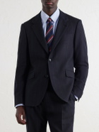 Mr P. - Slim-Fit Pinstriped Wool-Fresco Blazer - Blue