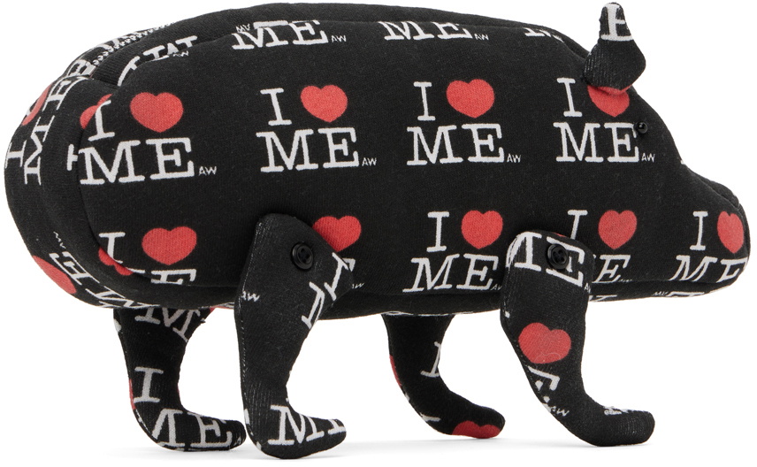 Ashley Williams Black & Red Piglet Clutch