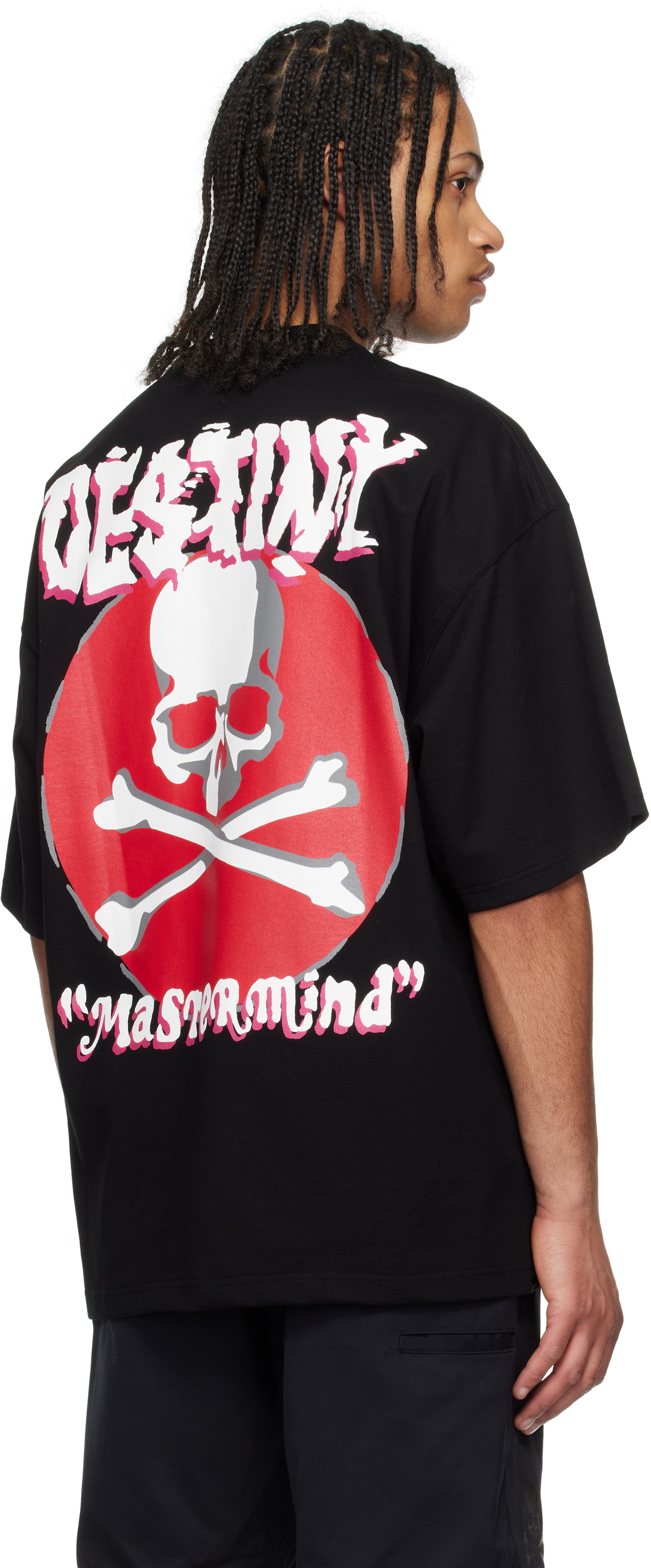 mastermind JAPAN Black Boxy 'Destiny' T-shirt