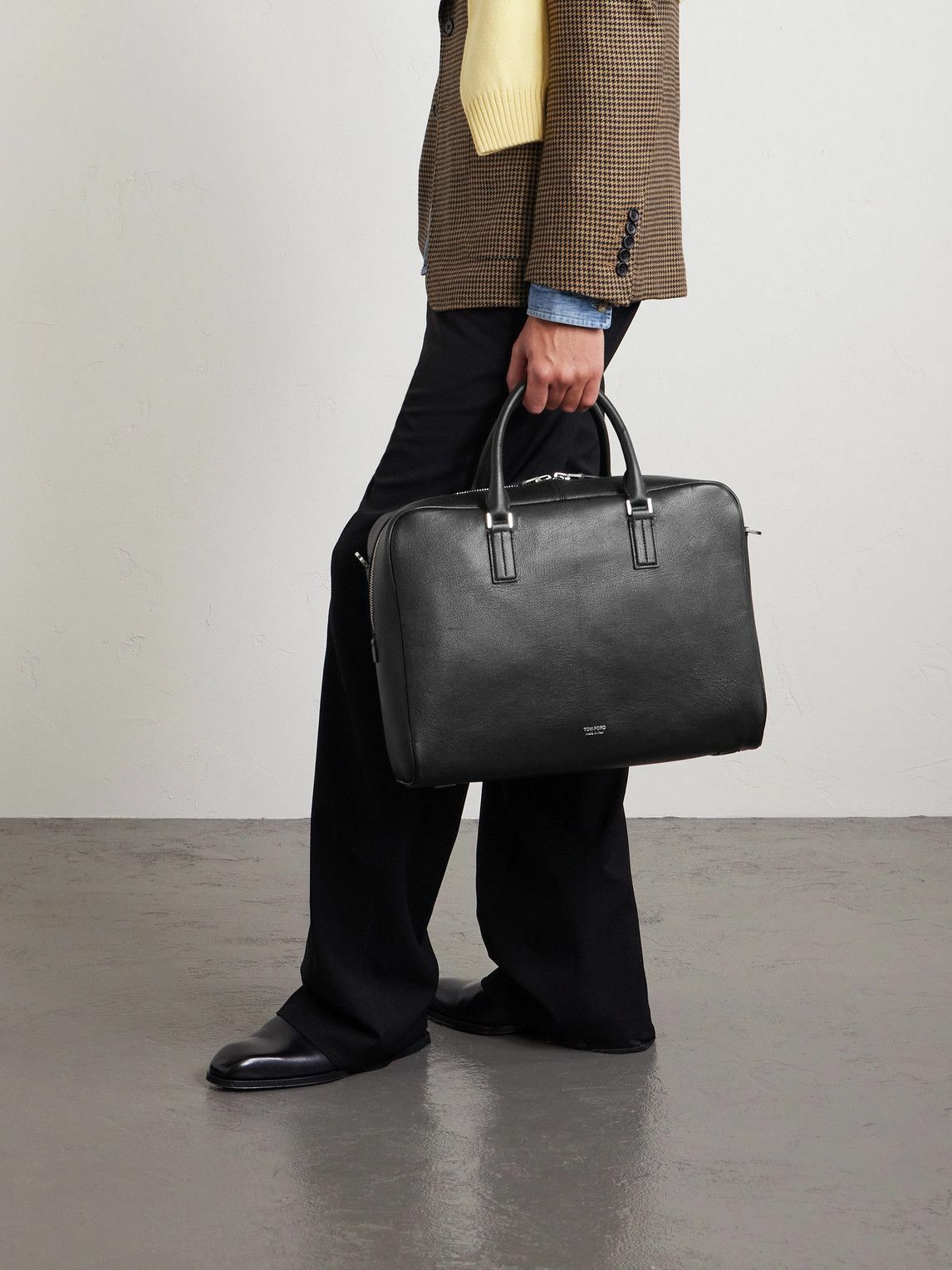 TOM FORD - Full-Grain Leather Briefcase