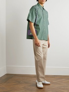 Acne Studios - Sarlie Striped Cotton-Poplin Shirt - Green