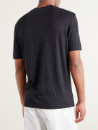 Thom Sweeney - Linen T-Shirt - Black
