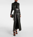 Junya Watanabe Snake-print leggings