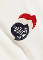 Moncler Logo-appliquéd Cotton T-shirt White