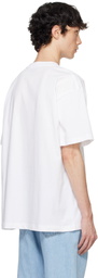Carhartt Work In Progress White BIB Overall T-shirt