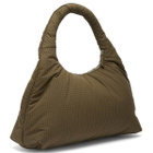 My Mum Made It Women's Large Pleat Puffer Tote Bag in Ivy Check 