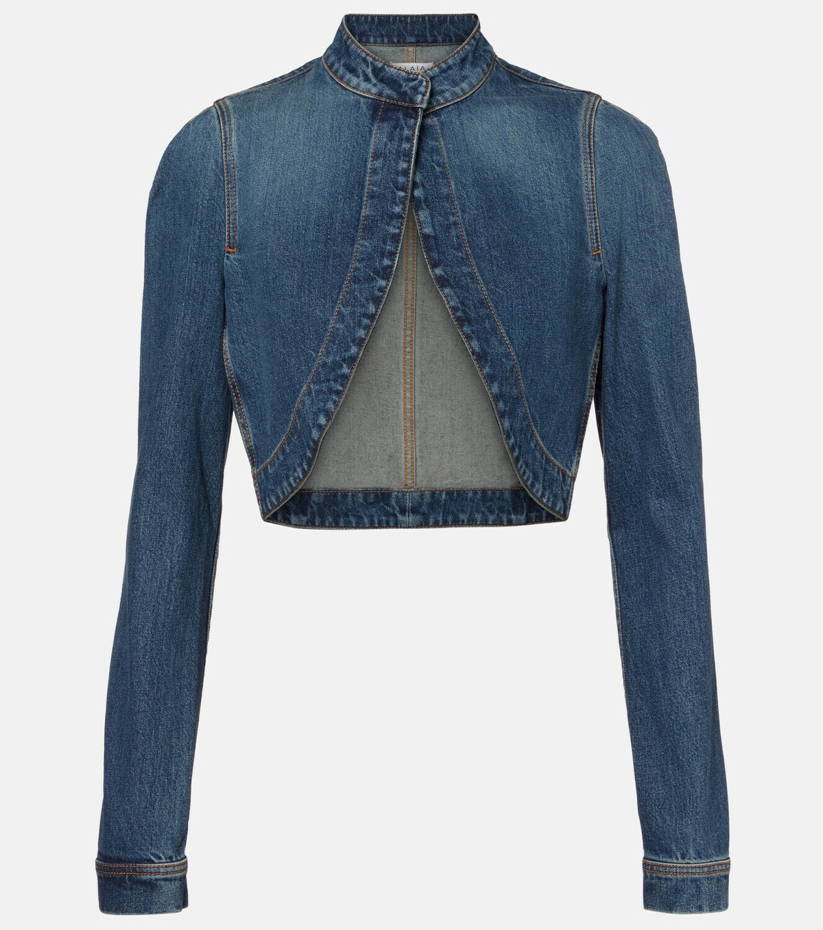 Alaïa Cropped denim jacket