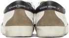 Golden Goose Blue & White Super -Star Sneakers