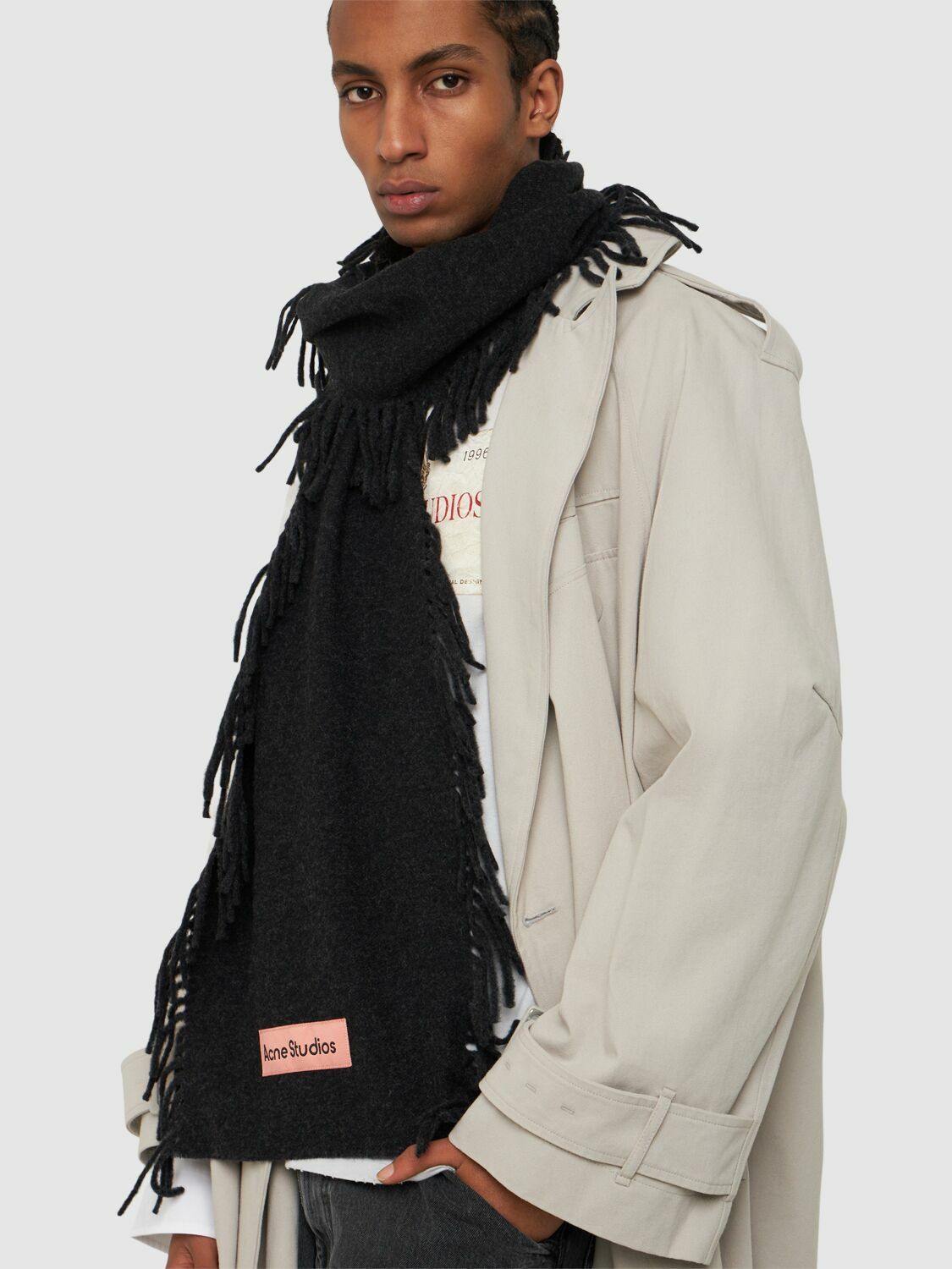 ACNE STUDIOS Canada Cancan Fringed Scarf