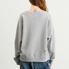 Needles Women's Deconstructed Sweatshirt in Heather Grey