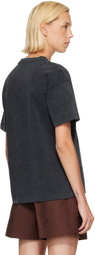 Casablanca Black Oversized T-shirt