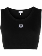 LOEWE - Anagram Ribbed Cotton Cropped Top
