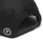 Picante Men's Senna Crew Cap in Washed Black 
