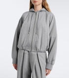 Sportmax Cotton-blend jersey hoodie