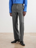 TOM FORD - Straight-Leg Pinstripe Wool-Flannel Trousers - Gray