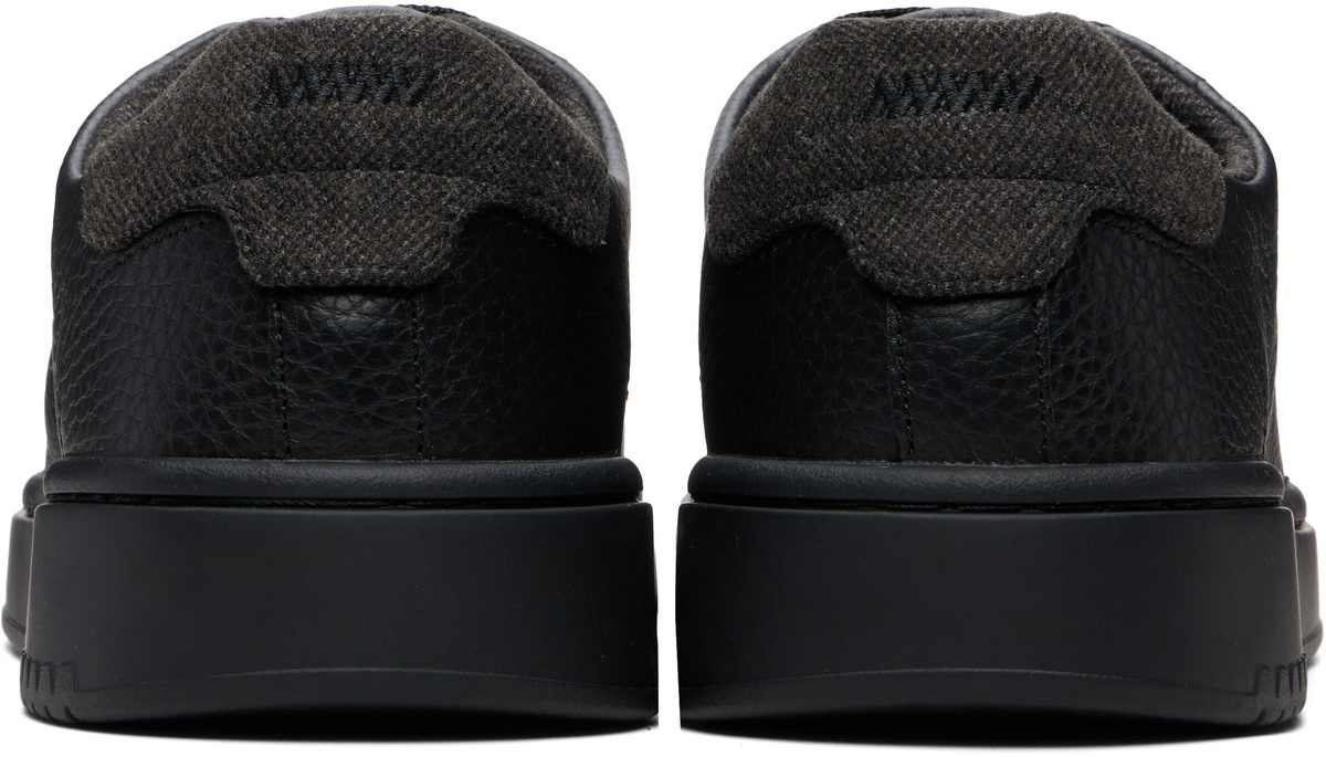 Hugo Black Leather Sneakers