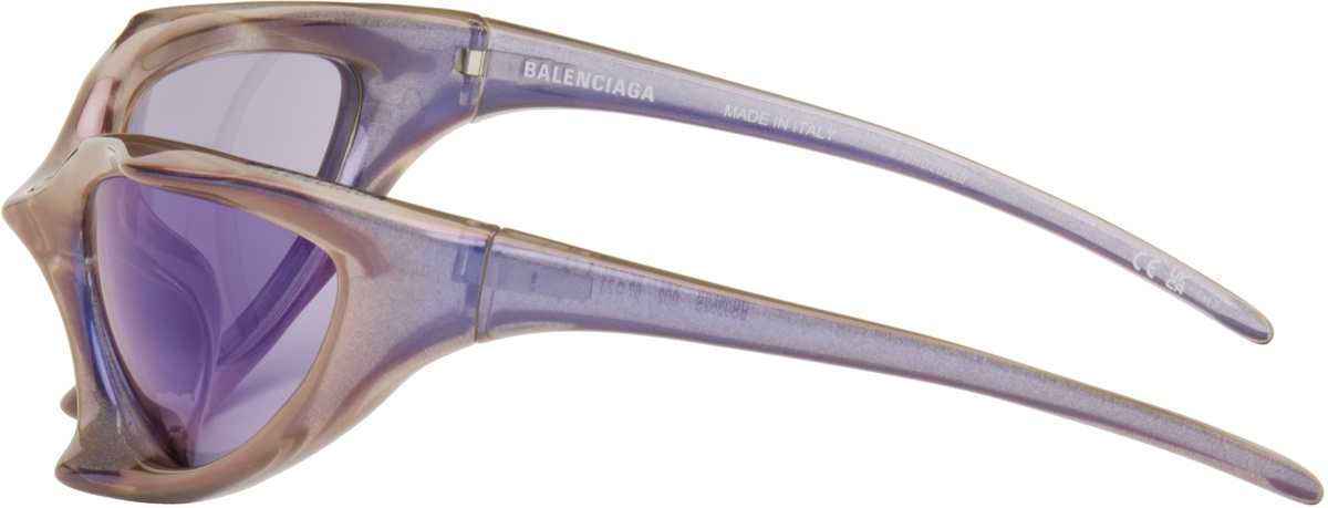 Balenciaga Purple Runner Cat Sunglasses Balenciaga