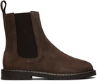 Legres Brown Suede Chelsea Boots