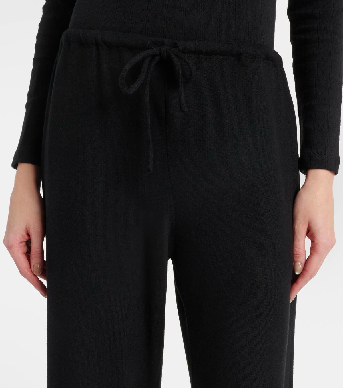 Leset Lauren jersey wide-leg sweatpants